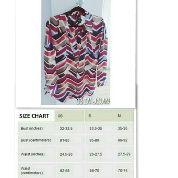 🌺BRAND NEW, ●BISOU BISOU MASONIQUE STRIPED PRINTED BLOUSE. - Picture 3 of 6