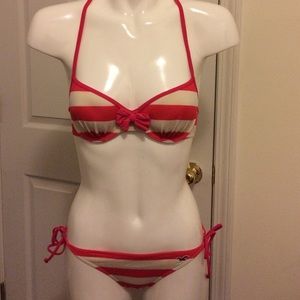 Striped hollister bikini
