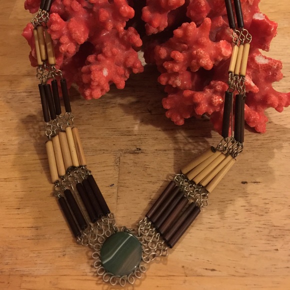 Vintage bamboo agate choocker - Picture 1 of 3