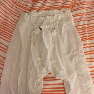Free People oversized beach capris