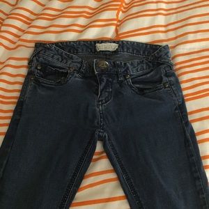 Free People washed jeans size 25