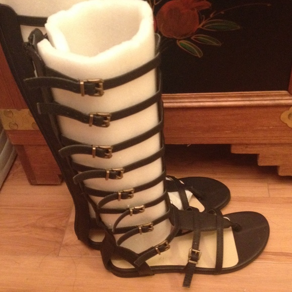Gladiator sandals.