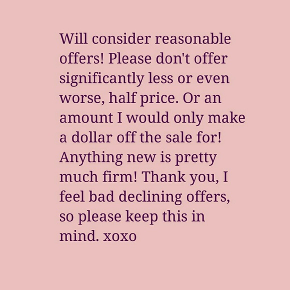 About making offers!