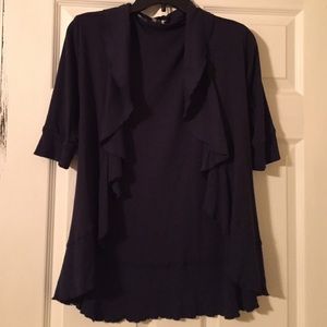 Express navy cardigan