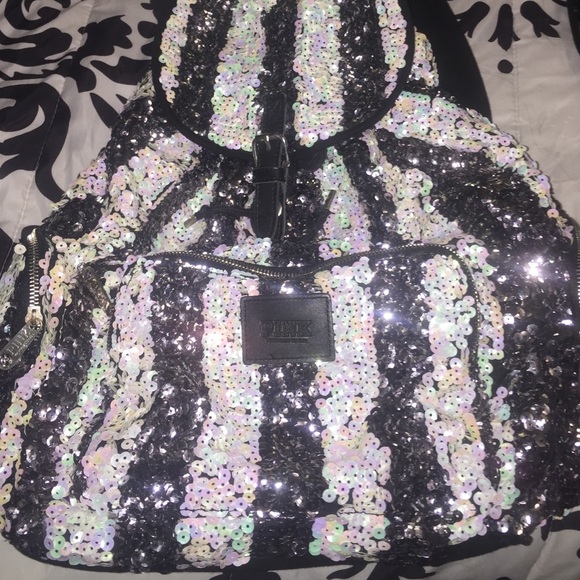 Victoria's Secret RARE sequin backpacks sale/trade - Picture 2 of 4