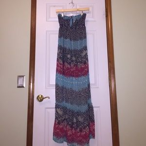 Strapless Roxy maxi dress