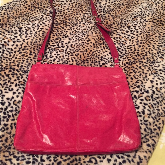 HOBO Red Lorna Crossbody Purse