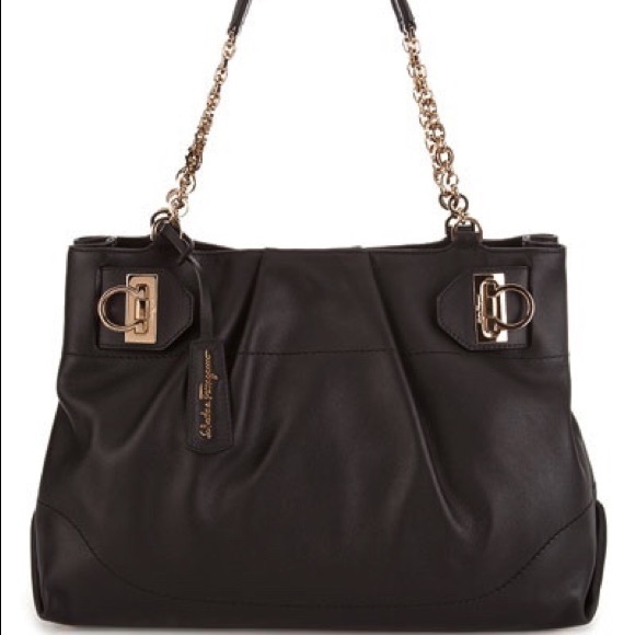 Salvatore Ferragamo Handbags - Salvatore Ferragamo Higgins Leather Tote