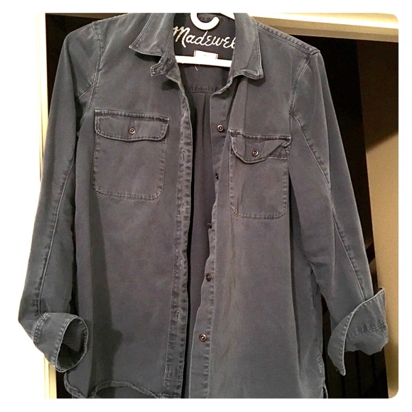 Blue Boyfriend shirt