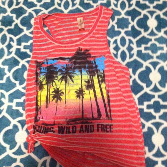 PINK SHIRT MUSSLE TANK