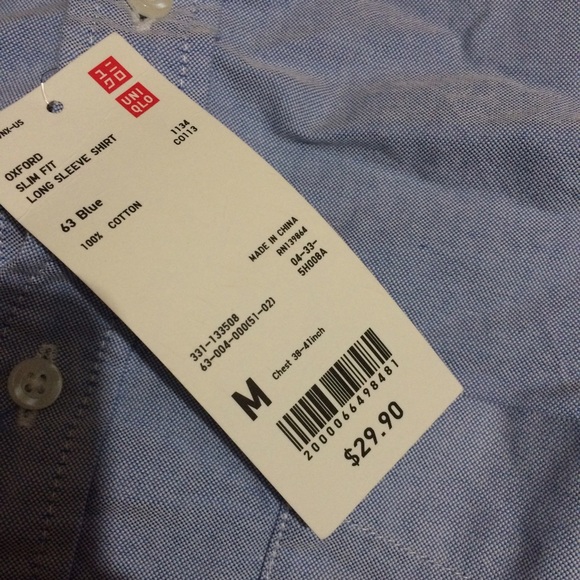 Blue button up shirt - Picture 2 of 4