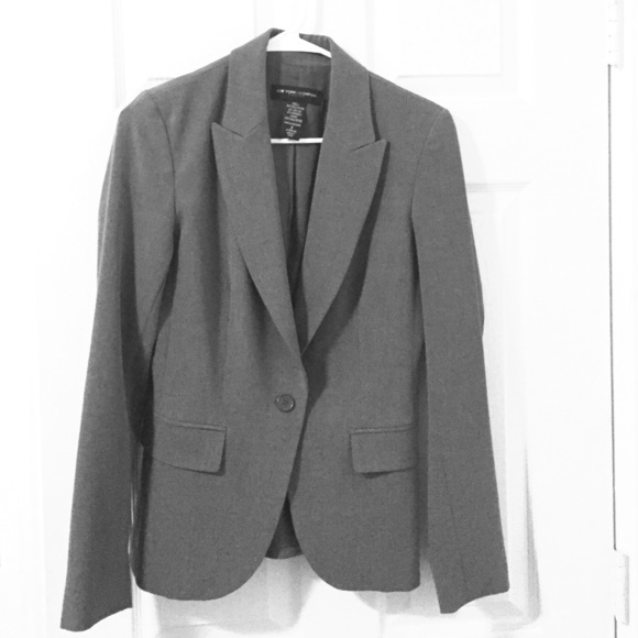 Grey suit jacket
