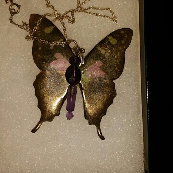 Genuine Butterfly necklace - Picture 4 of 4