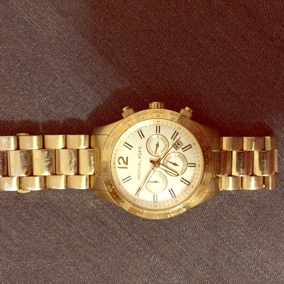 Michael Kors Watch - Gold plated titanium - Picture 1 of 2