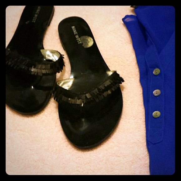 Sequin sandals