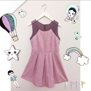 LAST CHANCE!!! Adorable dusty pink tweed dress