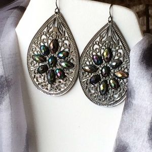 Premier Design Pewter Colored Metal Earrings