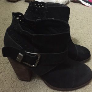 Betsey Johnson suede booties
