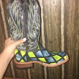 Anderson Bean horse power men's boots NWOT