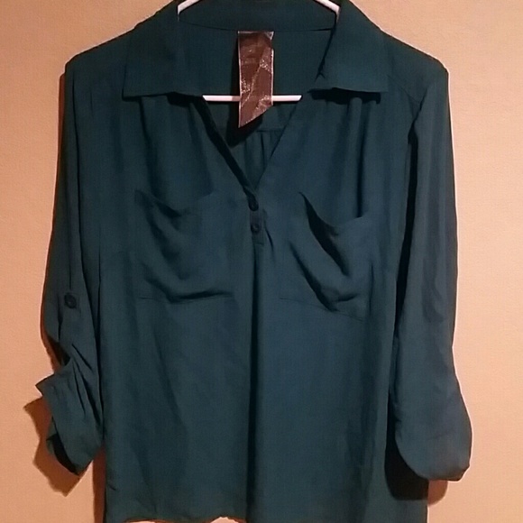 Tourquoise blouse
