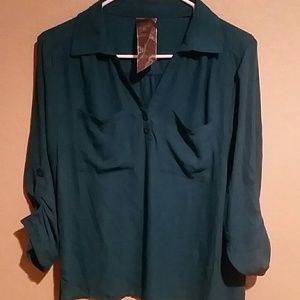 Tourquoise blouse