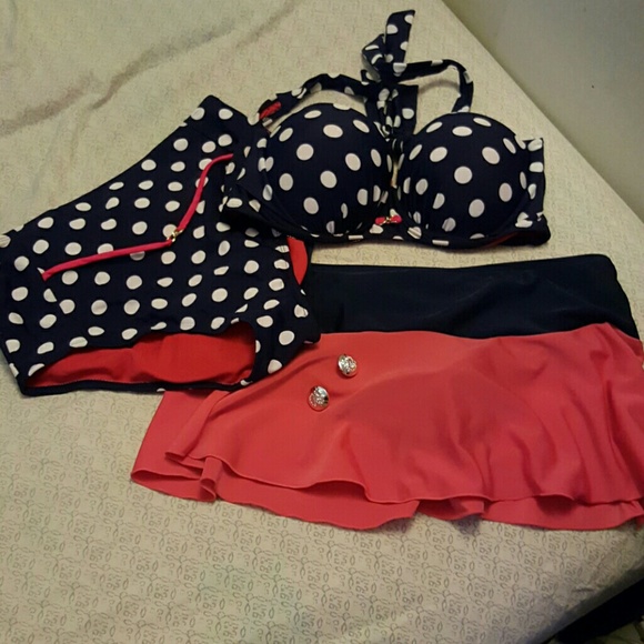 3 piece bathing suit