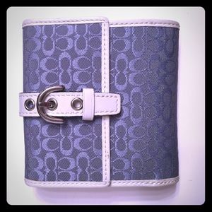 Blue Coach wallet