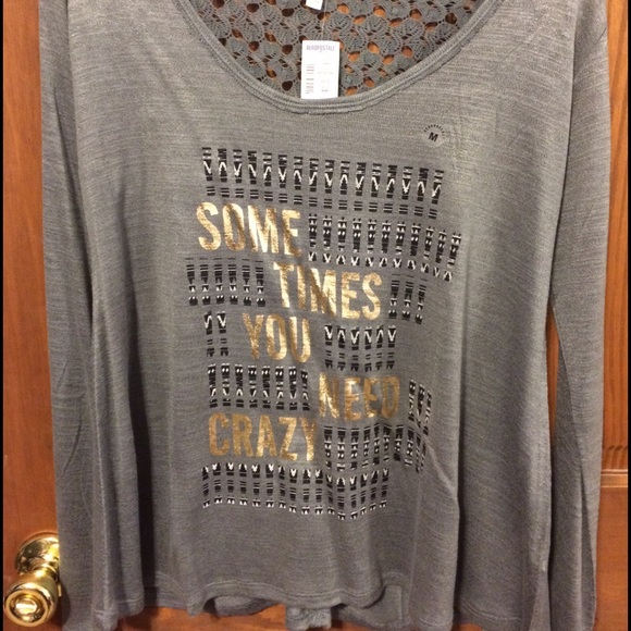 Gray Aeropostale long sleeve comfy shirt