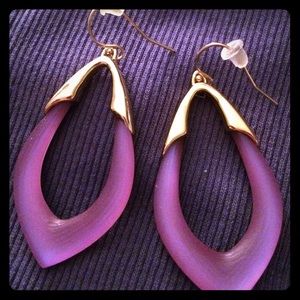 Alexis Bittar purple earrings