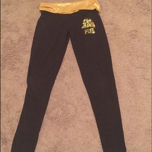 Pitt Panthers VS leggings gold and black