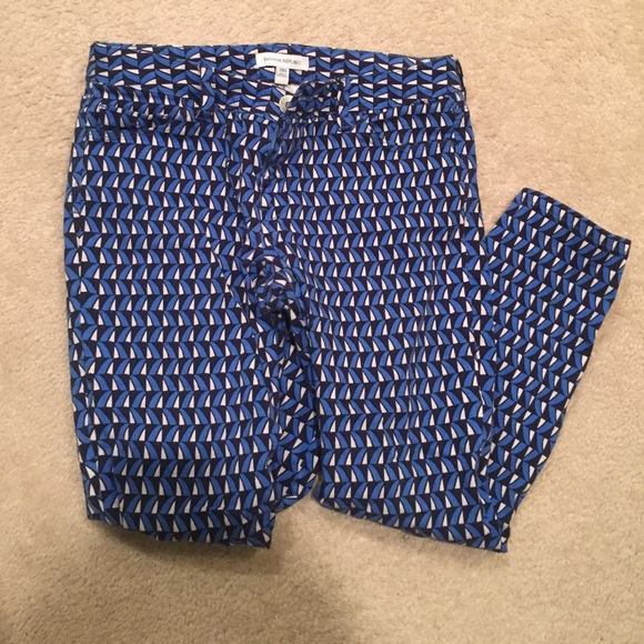 Banana republic printed skinny jeans