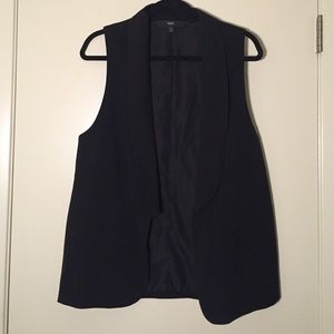 Long Black Vest
