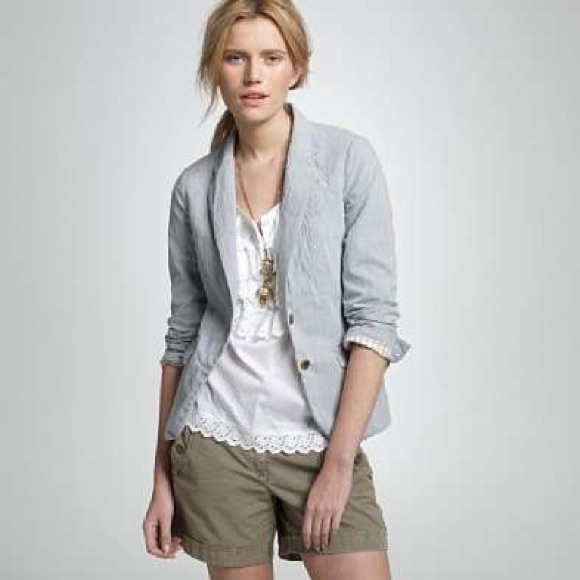 Chambray blazer