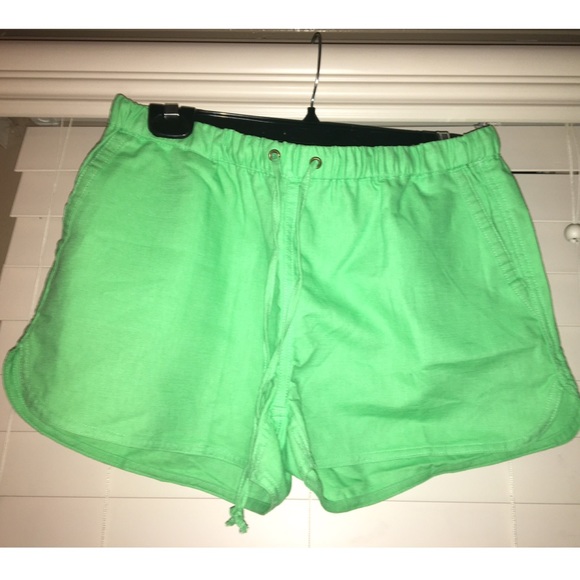 J.Crew linen-cotton Drawstring Short, size small