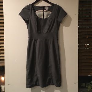 H&M Gray Fitted Dress