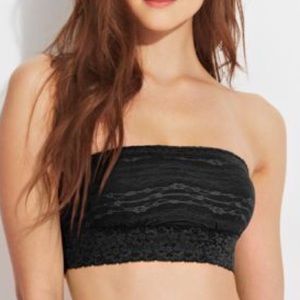 Free People black lace bandeau
