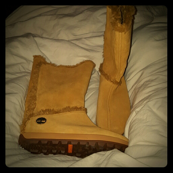 Women's Timberland Half-calf suede boots Size 10