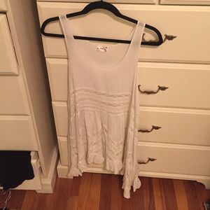 Free people white slip dress size small