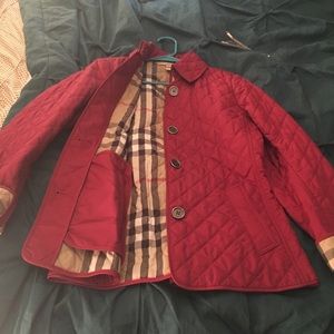 Burberry quilted jacket