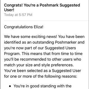 I'm a suggested user!!