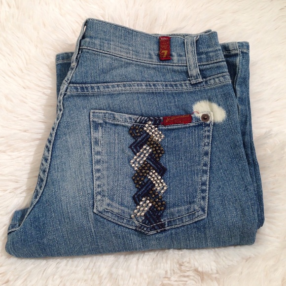 7 for All Mankind Boot Cut Denim Jeans