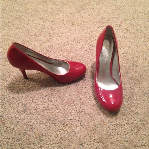 JUST REDUCED- Red Jessica Simpson Heels