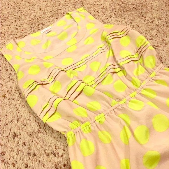 Xhilaration Dresses & Skirts - <Xhiliration> Green Polka Dotted Dress
