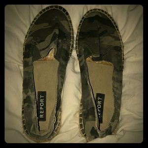 Report Camo Espadrilles Flats Women's Size 11