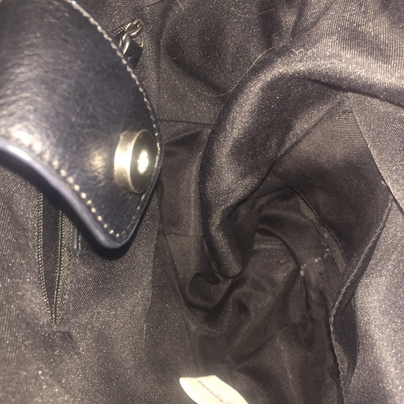 ❌TRADED❌lucky brand black leather bucket purse !!! - Picture 3 of 4