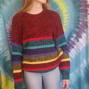 Cozy over sized retro sweater