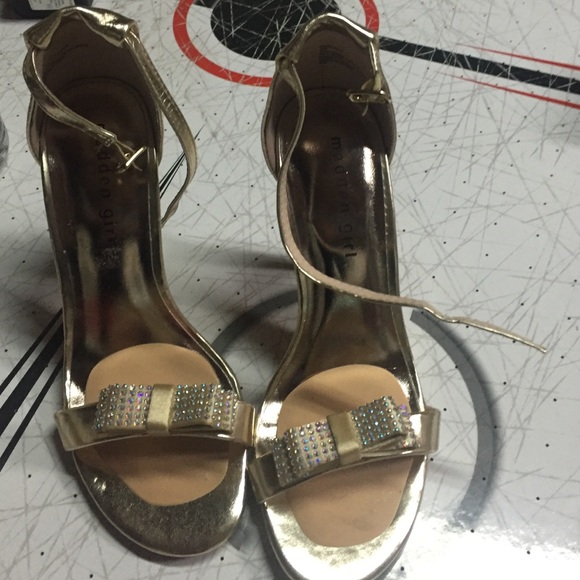 Gold heels