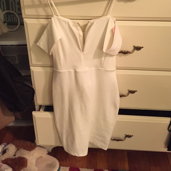 Love culture white bodycon dress