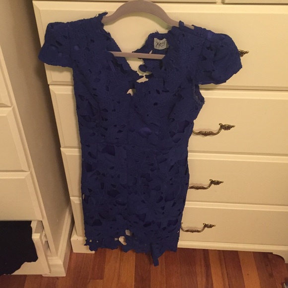 Xenia size medium royal blue dress