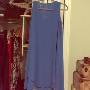 Blue tunic dress